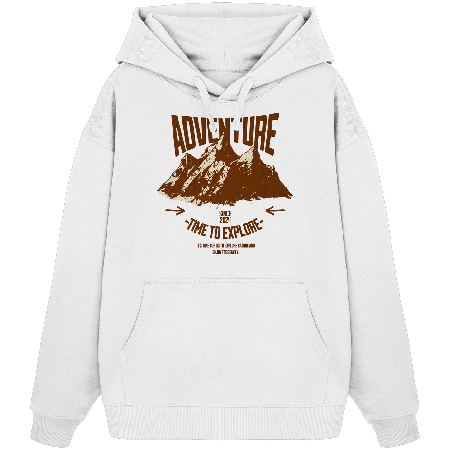Oversized Organic Hoodie - Evoluz