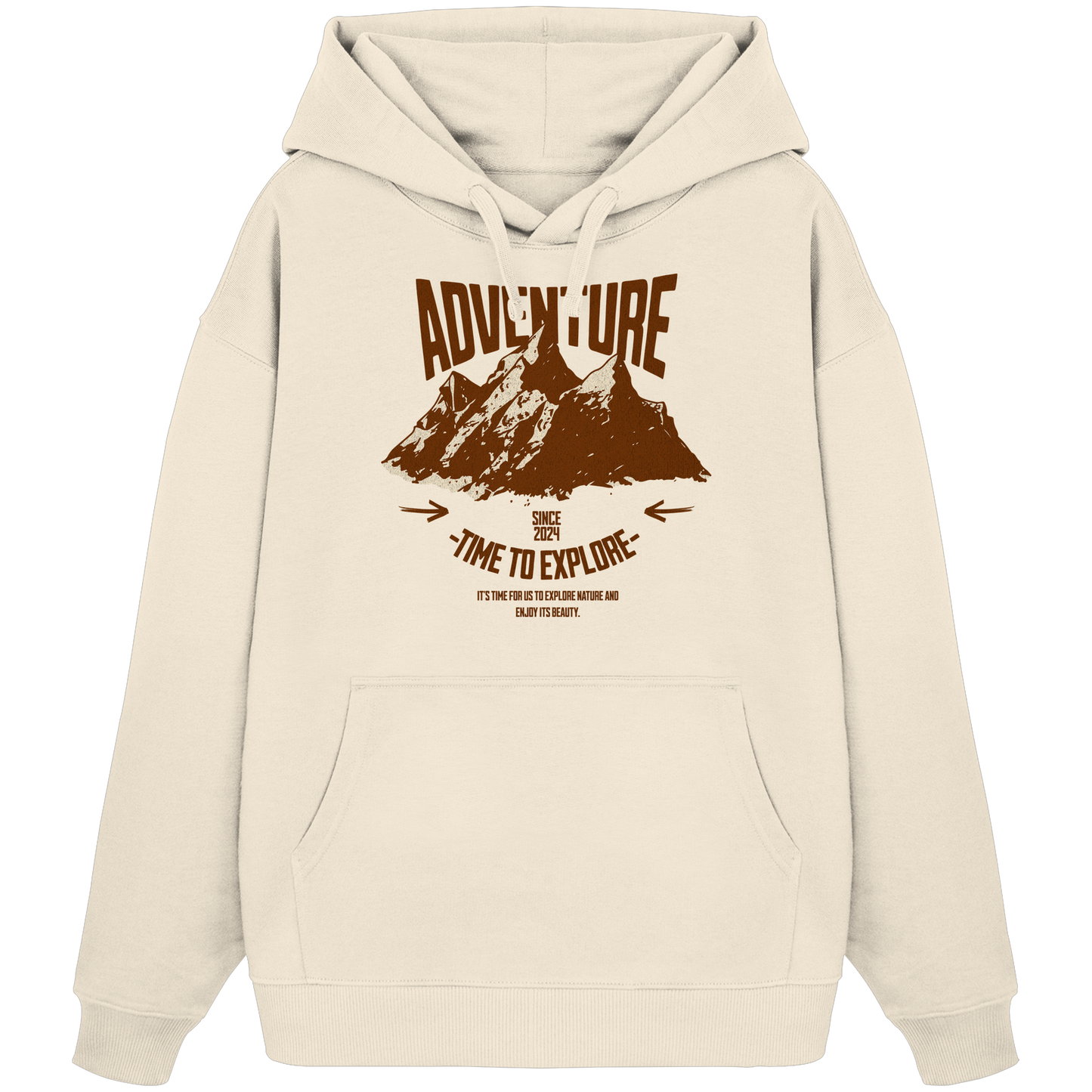 Oversized Organic Hoodie - Evoluz